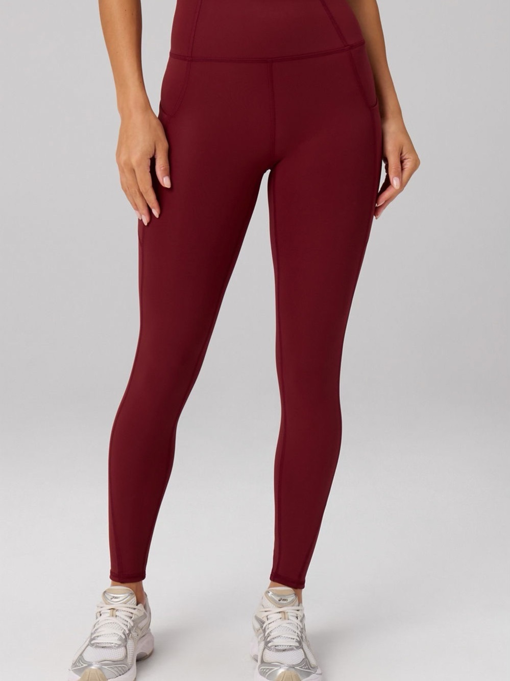 Fabletics Pureluxe High-Waist Pocket Leggings in Spice